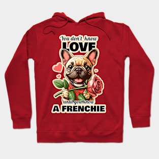 French Bulldog Valentine's day Hoodie